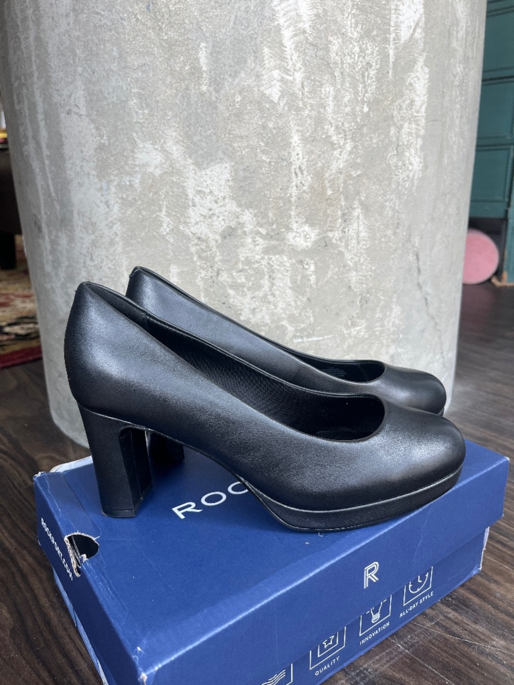 Black heels - Rockport Carmen - office or special occasion